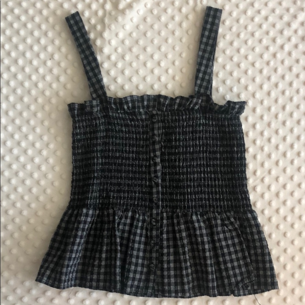 Checkered tank top
